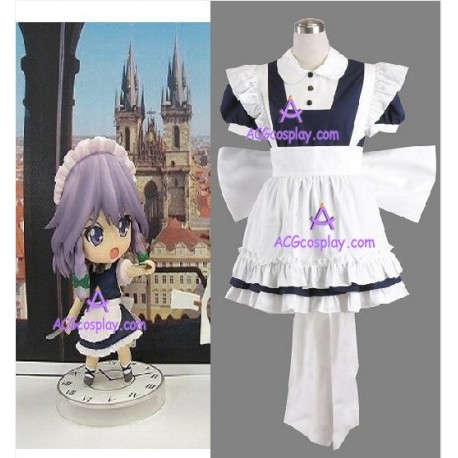 Touhou Project  Izayoi Sakuya Maid cosplay costume