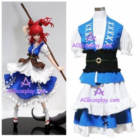 Touhou Project Komachi Cosplay Costume