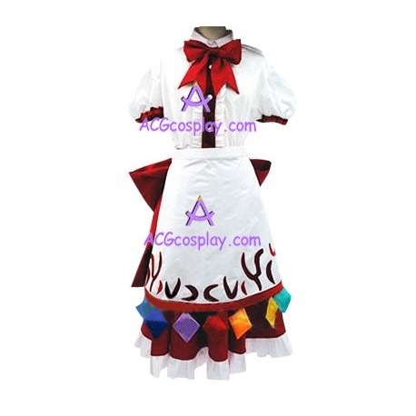 Touhou Project Tenshi Hinanai Cosplay Costume