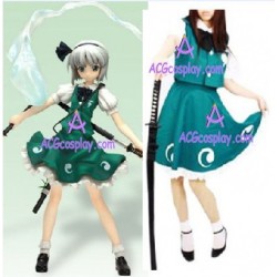 Touhou Project Youmu Cosplay Costume