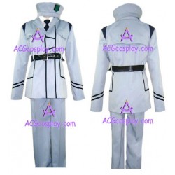 Axis Powers Hetalia White Uniform Cosplay Costume