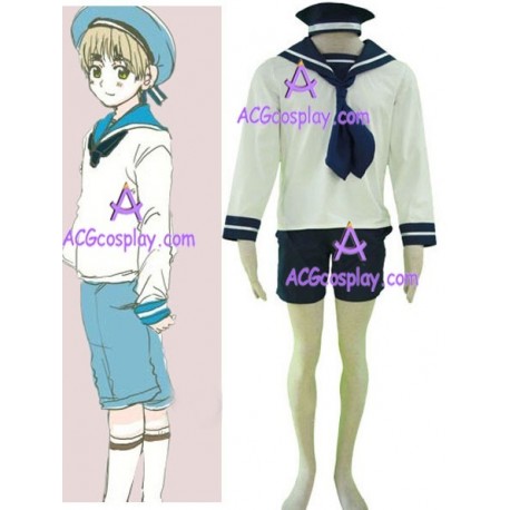 Axis Powers Hetalia Italy Sailor Suit Cosplay Costume