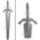 Claymore Clare Anime 50inch Sword Cosplay props