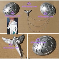 Katekyo Hitman Reborn Irie Shoichi Scapular & Brooch cosplay props