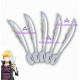 Katekyo Hitman Reborn Belphegor 's dagger cosplay props