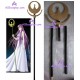 Saint Seiya Athena Saori Kido wand wood made cosplay props