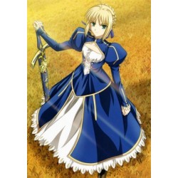 Fate Stay Night Saber cosplay wig
