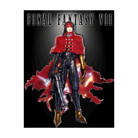 Final Fantasy VII 7 Vincent Valentine cosplay wig