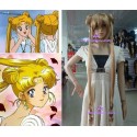 Sailor Moon Usagi Tsukino yellow-blond cosplay wig 110cm