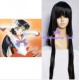 Sailor Moon Sailor Mars Raye Black Cosplay Wig 100cm