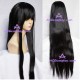 Sailor Moon Sailor Mars Raye Black Cosplay Wig 100cm