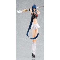 Ikki Tousen Cerberus Kanu Unchou cosplay wig long wig blue and black