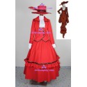 Kuroshitsuji Black Butler Madam Red Angelina Dalles cosplay costume