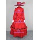 Kuroshitsuji Black Butler Madam Red Angelina Dalles cosplay costume