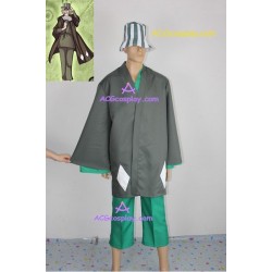 Bleach Urahara Kisuke Men's Cosplay Costume incl. hat