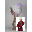 Fate stay night Archer wig short white cosplay wig