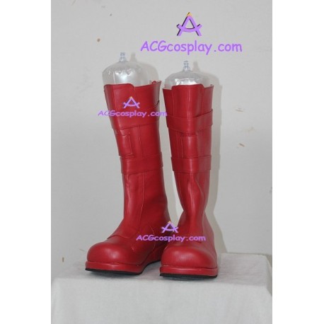 Lolita shoes lolita boots red boots leatherette made