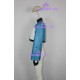 Rock Howard's jacket cosplay costume blue leatherette include gloves
