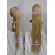 Chobits Chi Cosplay Wig golden color 39inch 100cm