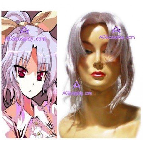 Touhou Project Eastern Wonderland Series Watatsuki noYorihime Cosplay Wig silver white wig