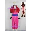 Final Fantasy VII 7 Aerith Gainsborough cosplay costume