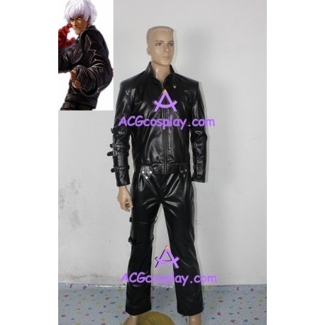 King Fighters K cosplay costume synthetic leather made