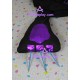 BlazBlue Taokaka cosplay black version whole set incl.claws props and led light eyes