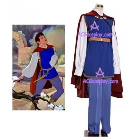 Disney cosplay Snow White and the Seven Dwarfs Prince Cosplay Costume