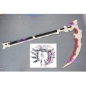 White Rock Shooter Cosplay Scythe cosplay prop can be disassembled