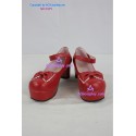 Red Lolita shoes cosplay shoes