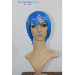 Kingdom Hearts Birth By Sleep Aqua cosplay wig short blue wig