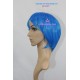 Kingdom Hearts Birth By Sleep Aqua cosplay wig short blue wig