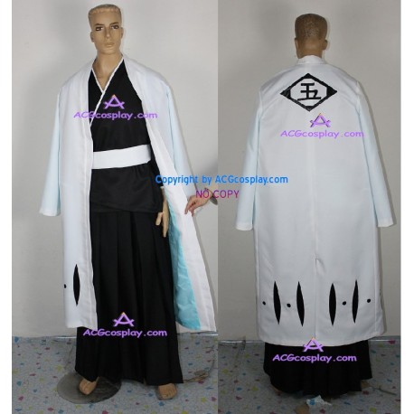 Bleach 5th Division Captain Aizen Sousuke Cosplay Costume