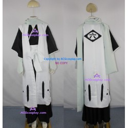 Bleach 6th Division Captain Kuchiki Byakuya Cosplay Costume inc.gloves and scarf 