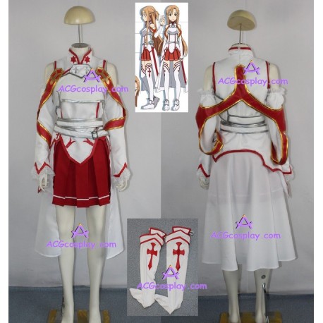 Sword Art Online Asuna Yuuki Cosplay Costume high quality