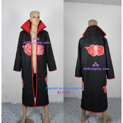 Naruto Akatsuki Itachi Uchiha cloak cosplay costume