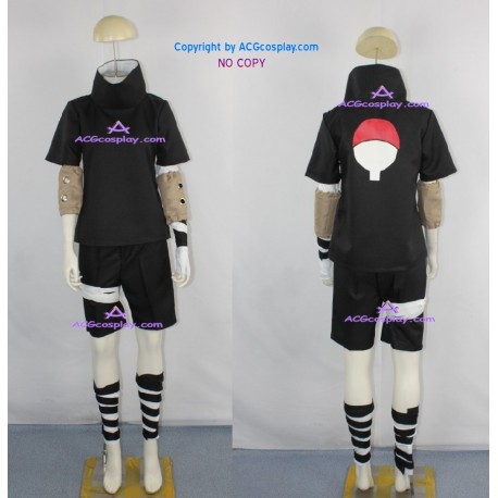 Naruto Sasuke Uchiha black cosplay costumes