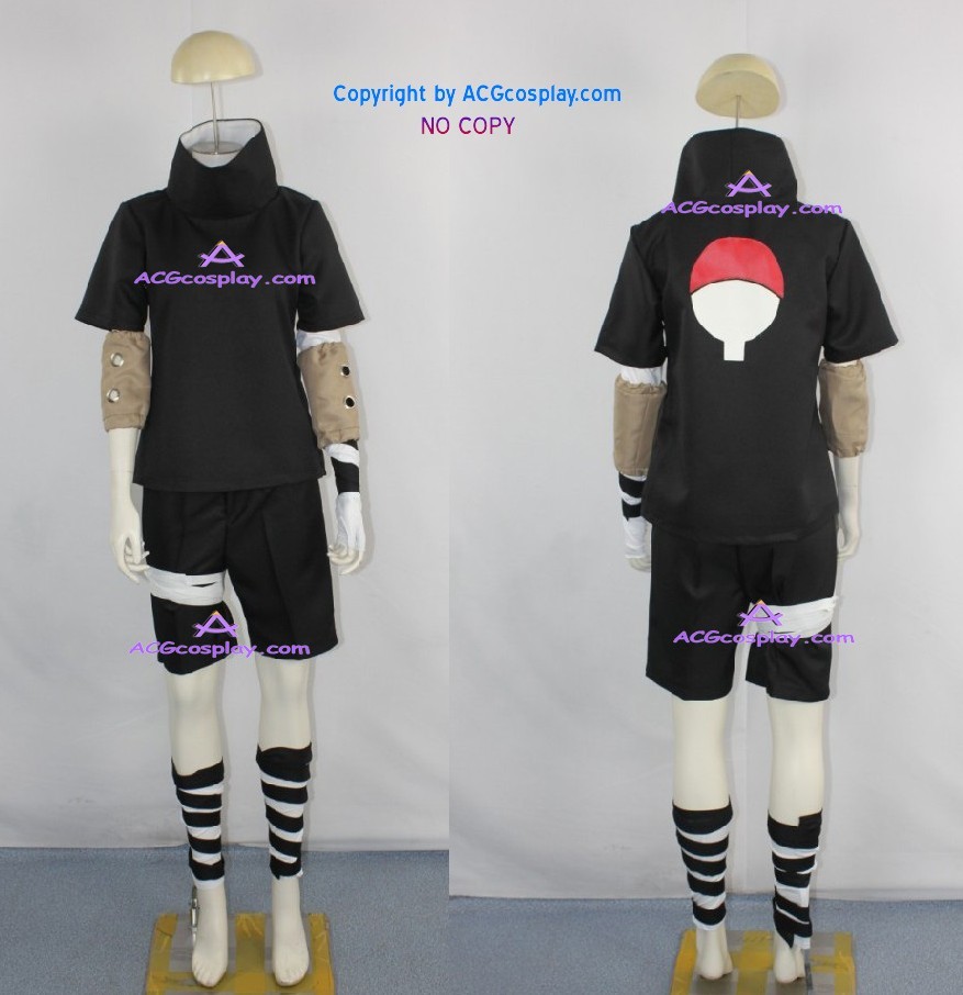 Naruto Sasuke Uchiha black cosplay costumes, image size:877x906