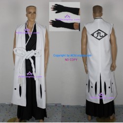 Bleach Kensei Muguruma Cosplay Costume include big belts and gloves ACGcosplay