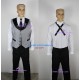 Black Butler Kuroshitsuji Sebastian Michaelis Cosplay Costume version 2