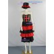 One Piece Perona Cosplay Costume include the hat and fabric flowers decoration