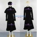 Galaxy Express 999 Maetel Legend Cosplay Costum black velvet fabric made