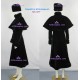 Galaxy Express 999 Maetel Legend Cosplay Costum black velvet fabric made