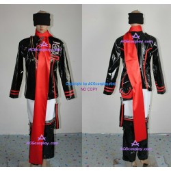 D.Gray-Man Lavi Cosplay Costume faux leather ade made ACGcosplay