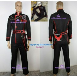 D.Gray-man Allen Walker cosplay costume include bag