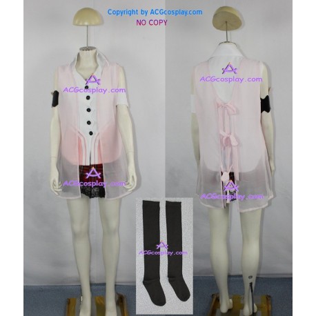 Final Fantasy XIII 13 Serah Farron cosplay costume include stockings ACGcosplay