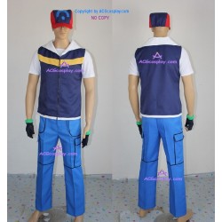 Pokemon Ash Ketchum cosplay costume