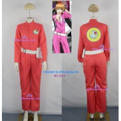 Skip Beat Kyoko Mogami Pink Jumpsuit Cosplay Costume with belt and bag