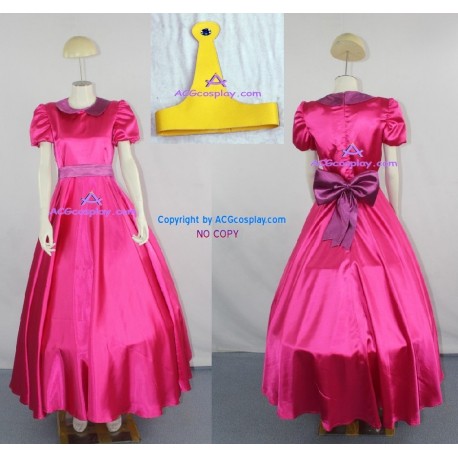 Adventure Time Princess Bubblegum Cosplay Costume lolita dress include petticoat