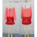 AzuManga Daioh girl Uniform Cosplay Costume school uniform girl skirt